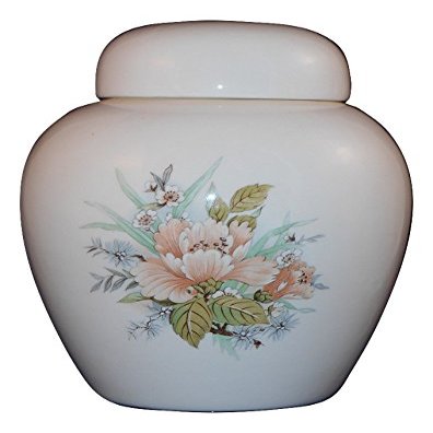 Flower Urn- Cremation urn or Keepsake for Ashes - Hand Made Pottery