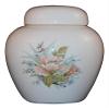 Flower Urn- Cremation urn or Keepsake for Ashes - Hand Made Pottery view 1