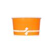 Karat [20oz - 600 ct] Paper Ice Cream Cups & Soup Bowls for Hot/ Cold Food - Ideal for Soup, Ice Cream, Gelato, Yogurt and Snacks - Orange view 1
