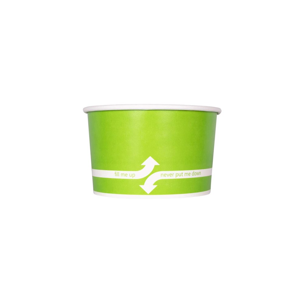 Karat [20oz - 600 ct] Paper Soup Bowls for Hot/ Cold Food - Ideal for Soup, NoodIes, Pasta and Snacks - Green
