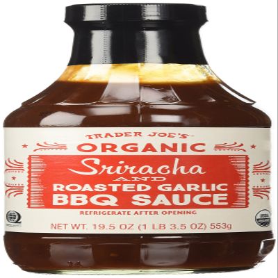Trader Joe's Organic Sriracha & Roasted Garlic BBQ Sauce 19.5 Oz
