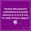 Zarbees Elderberry Gummies Daily Immune Support Supplement with Vitamins A C D E & Zinc, Black Elderberry Extract, Natural Berry Flavor, Vegetarian, Gelatin-Free, 60 ct view 3