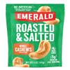 Emerald Nuts Roasted and Salted Whole Cashews (1-Pack), 5oz Resealable Bag, Plant-Based Protein, Kosher Certified, Non-GMO, Contains No Artificial Preservatives, Flavors or Synthetic Colors view 1