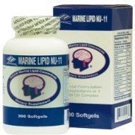 2 packs Marine Lipid NU-11 (200 Softgels)