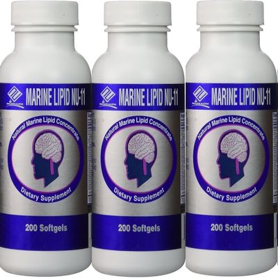 3 packs Marine Lipid NU-11 (200 Softgels)