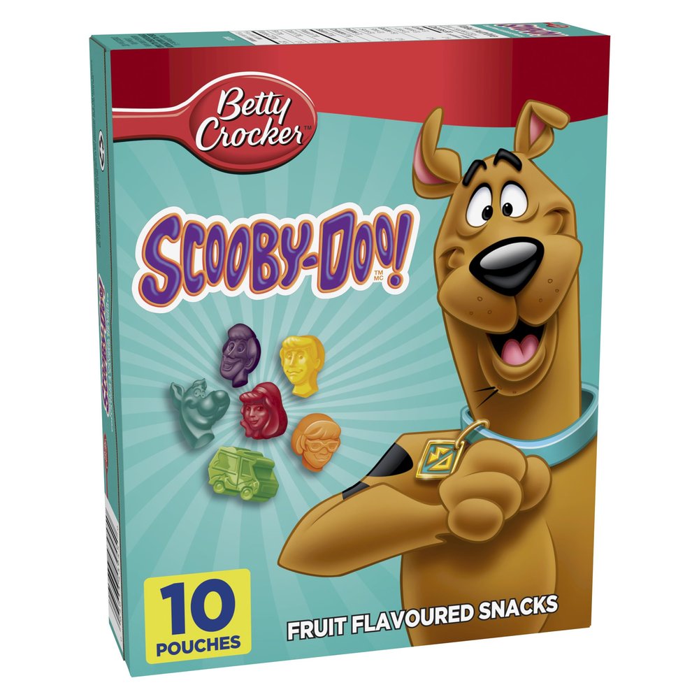 Betty Crocker Fruit Snacks Scooby Doo, 10ct, 226g/8oz. (Imported from Canada)