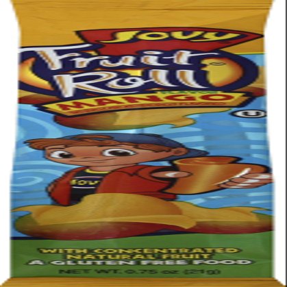 Jovy Fruit Roll Snack, Mango, 0.75 Ounce