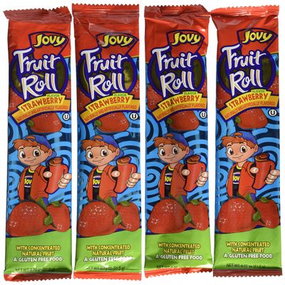 Jovy, Fruit Roll Snack StrawberrysOrder, 1 Ounce