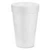 Dart 20J16 3.7" Top & 2.4" Bottom Diameter, 6.1" Height, Big Drink Foam Cup, 20 oz, (1 Pack of 25) view 1