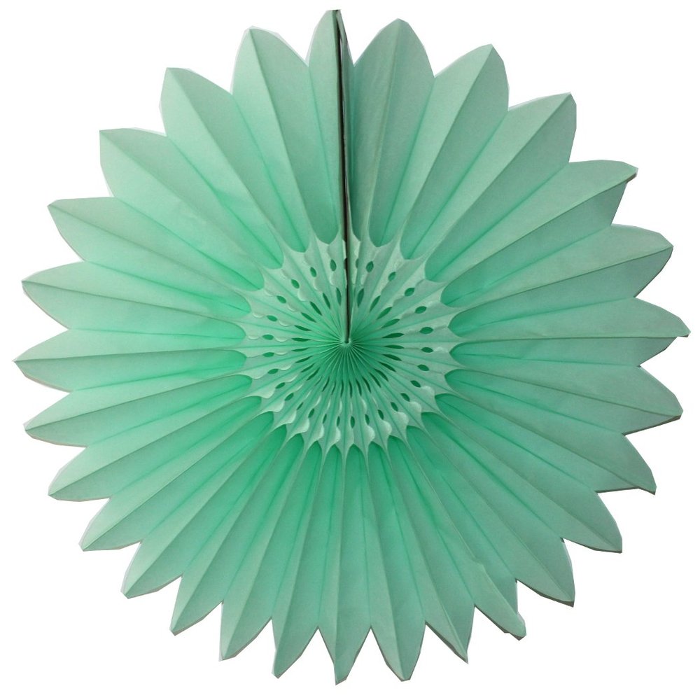 6-Pack 18 Inch Tissue Paper Fanburst (Mint)