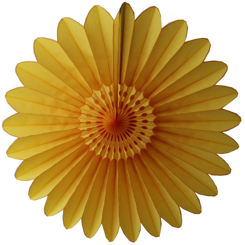 6-Pack 18 Inch Tissue Paper Fanburst (Gold)