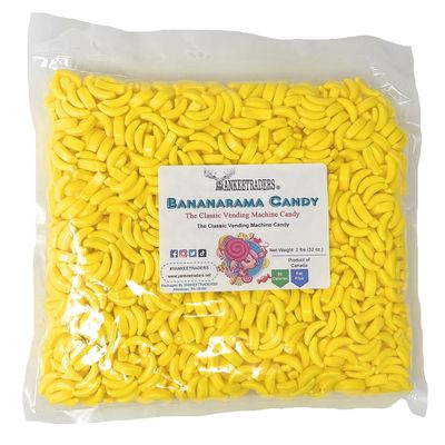 YANKEEETRADERS Bananarama Banana Flavored Candy, 2 Pound