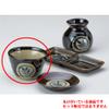 Set of 10 Buckwheat Supplies, Karatsu Tenmoku Marumaru Soba Chiyoguchi (3.7 x 2.4 inches (9.3 x 6 cm), Earth, Japanese Tableware, Sake Pot, Ryokan, Commercial Use view 2