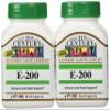 21st Century E 200 I.U. (Dl-Alpha) Softgels, 110 Count (Pack of 3) view 1