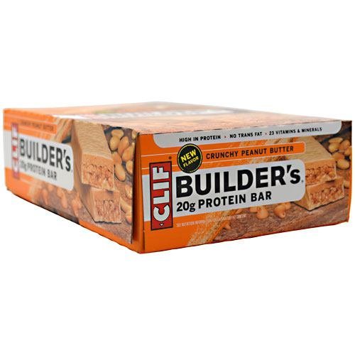 Clif Bar Crunchy Peanut Butter Energy Bars, 2.4 oz Bars 12 ea (Pack of 3)