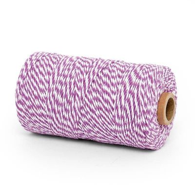 4 Ply 240 Yards Purple/White Pm Baker s Twine | Length - 240 Yards