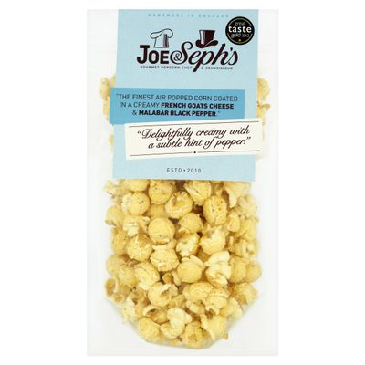 Joe & Seph's - French Goats Cheese & Malabar Black Pepper Popcorn - 90g