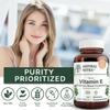 Natural Nutra Vitamin E 200 IU Supplement for Skin, Hair and Nails, Promote Heart Health, Helps Reduce Redness, Helps to Prevent Skin Texture, Promoted Immune System, Gluten Free, 60 Softgels view 4