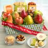 A Gift Inside Valentine's Day Fruitfully Classic Fresh Fruit Basket Gift with Crackers, Cheese and Nuts view 2