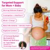 Pink Stork Prenatal Probiotic for Women with 50 Billion CFU | Vitamin B6 & Prebiotics | Pregnancy Probiotics for Morning Sickness | Digestive, Immune, & Gut Health | Vegan & Gluten-Free | 30 Capsules view 3