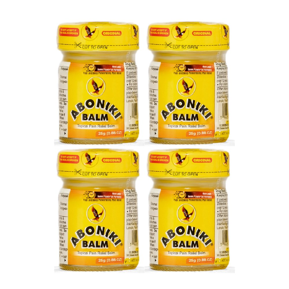 Aboniki Balm (Original Strength (4 Glass Jars))