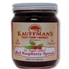 Kauffman Orchards Red Raspberry Fruit Spread, All Natural, No Preservatives or Granulated Sugar Added, 9 Oz. (Pack of 1) view 1