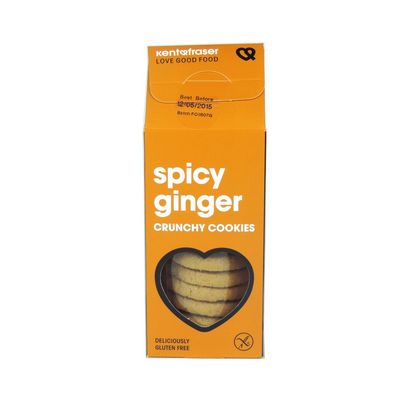 Kent & Fraser - Spicy Ginger Crunchy Cookies - 125g
