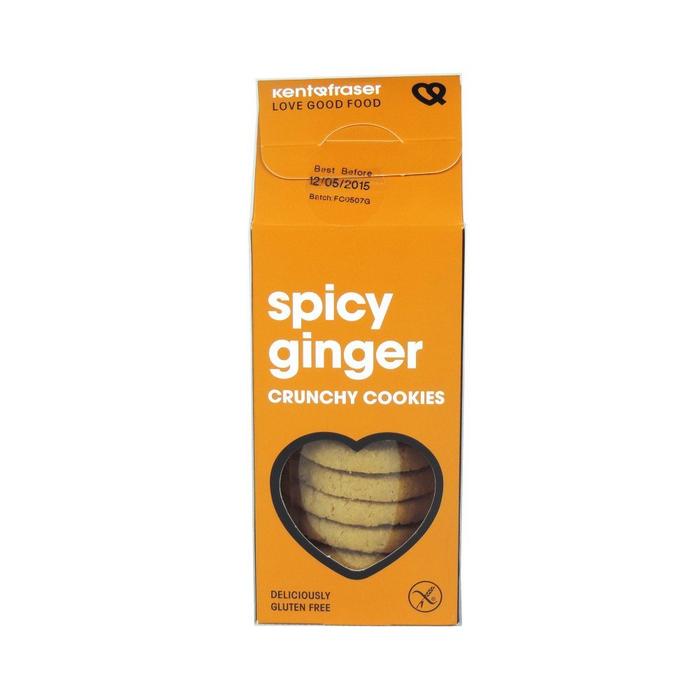 Kent & Fraser - Spicy Ginger Crunchy Cookies - 125g