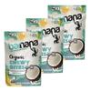Barnana - Organic Chewy Coconut Banana Bites, Healthy Dehydrated Treat, Chewy Coconut Banana Snack, Made With Real Fruit, Potassium, Kosher, USDA Organic, Paleo, Gluten-Free, Vegan (3.5 oz, 3-Pack) view 1
