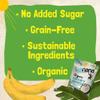 Barnana - Organic Chewy Coconut Banana Bites, Healthy Dehydrated Treat, Chewy Coconut Banana Snack, Made With Real Fruit, Potassium, Kosher, USDA Organic, Paleo, Gluten-Free, Vegan (3.5 oz, 3-Pack) view 3