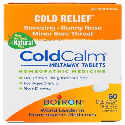 Boiron Coldcalm, Cold Relief Quick Dissolving Tablets-60 ea