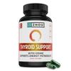 ZHOU Thyroid Support - Thyroid Supplement for Women & Men with Zinc, Iodine, & Selenium, Cellular Energy Thyroid Complex with Ashwagandha, Kelp - 60 Veggie Capsules (Pack of 1) view 1