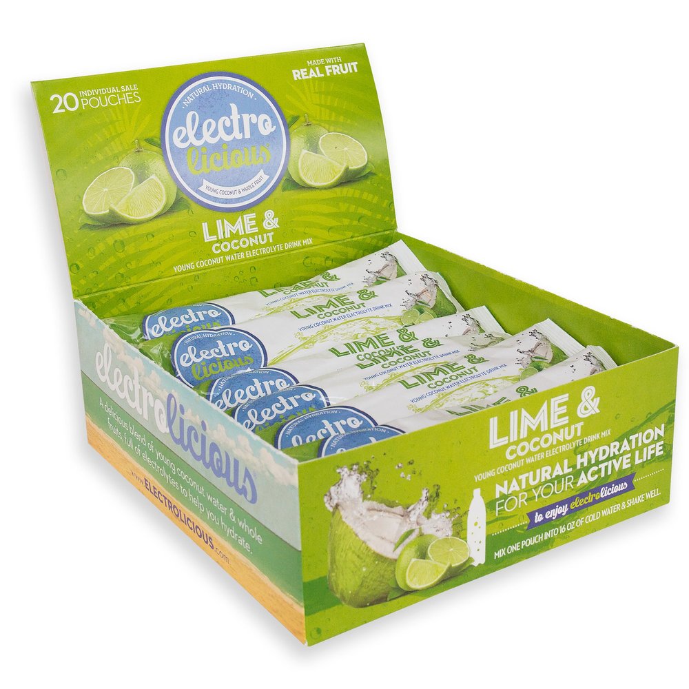 Electrolicious Lime & Coconut (Box of 20)