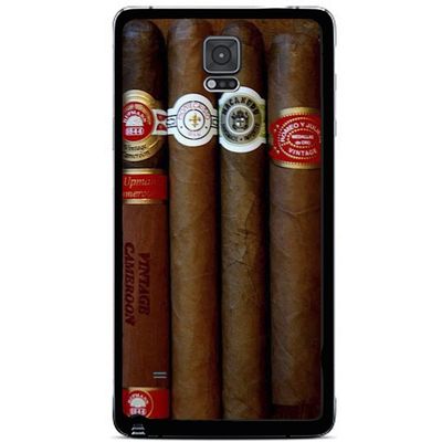 Expensive Cuban Cigar Hard Snap on Phone Case (Note 4 IV)