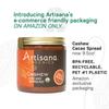 Artisana Organics Cashew Cacao Spread, 9.5oz | Sweetened with Coconut Sugar, No Palm Oil view 2