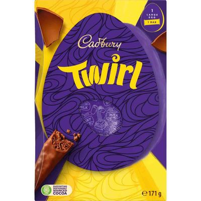 Cadbury Twirl Chocolate Easter Egg 171g