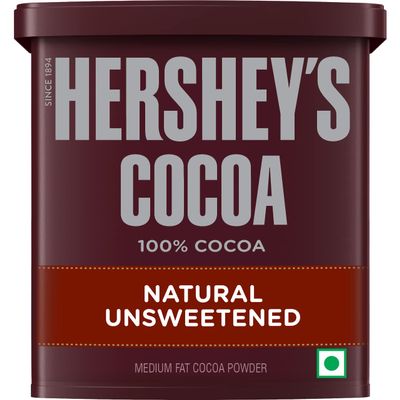HERSHEY'S Natural Unsweetened Cocoa Powder Can, 8 oz 226G