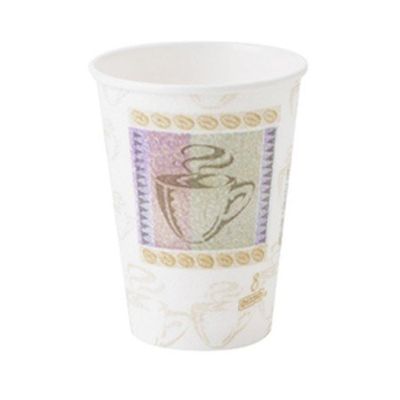 12 oz. Coffee Design Perfect Touch Paper Hot Cup - 1000 per case