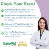 NanoVM 1-3 Years, Allergen-Free Multivitamin for Kids, Unflavored Dietary Supplement, Powdered Supplement with 14 Vitamins & 13 Minerals, Low-Carbohydrate Toddler Vitamins, 275g - Solace Nutrition view 3