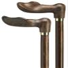 Harvy Canes Right Hand Palm Grip Walnut Walking Cane with Walnut Molded Handle view 1