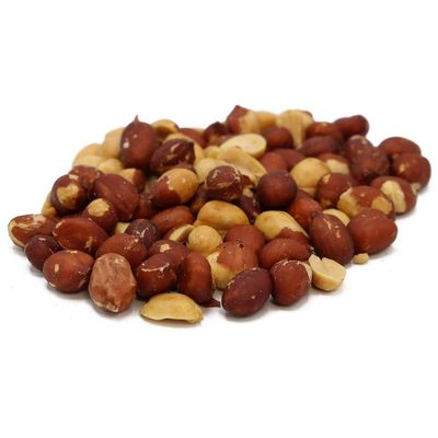 C.J. Dannemiller Red-Skin Peanuts, Shelled, Roasted, Salted, Jumbo Runner, Bulk 10 Pound Box, Salted Peanuts Great For Snacking, Trail Mix, Cooking