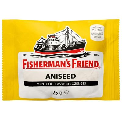 Fishermans Friend - 4 X 25g Packs of Aniseed Flavour Lozenges