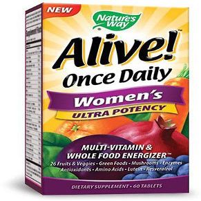 Alive Once Daily Womens Ultra Potency Nature's Way 60 Tabs