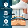 TheraFlow Foot Massager for Neuropathy & Plantar Fasciitis Relief - Mom Gifts for Women & Gifts for Dad, Wooden Foot Roller Massager, Neuropathy Pain Relief for Feet (Includes Reflexology Chart) view 3