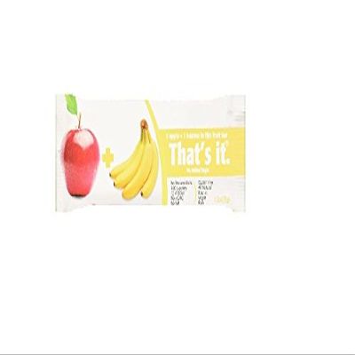 That's It Fruit Bars, Apple and Banana, Pack of 24 (2 Cases)