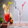 12.8inch Disposabl Drinking Straws, Colorful Extra Long Flexible Bendy Party Straws, 100 Pieces view 3