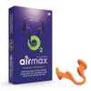 AIRMAX Nasal Dilator for Breathing - 76% More Airflow - Anti snoring Devices - Nostril Opener - Congestion Relief and snoring Solution - 1x Medium Orange view 1