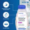 Major Regular Strength Antacid Tablets - Calcium Carbonate 500 mg - Assorted Fruit Flavor - 150 Chewable Count (1 Pack) view 3