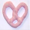 Scott's Cakes White Chocolate Covered Pretzels with Lite Pink Sugar in a 1 Pound Plastic Deli Container view 1