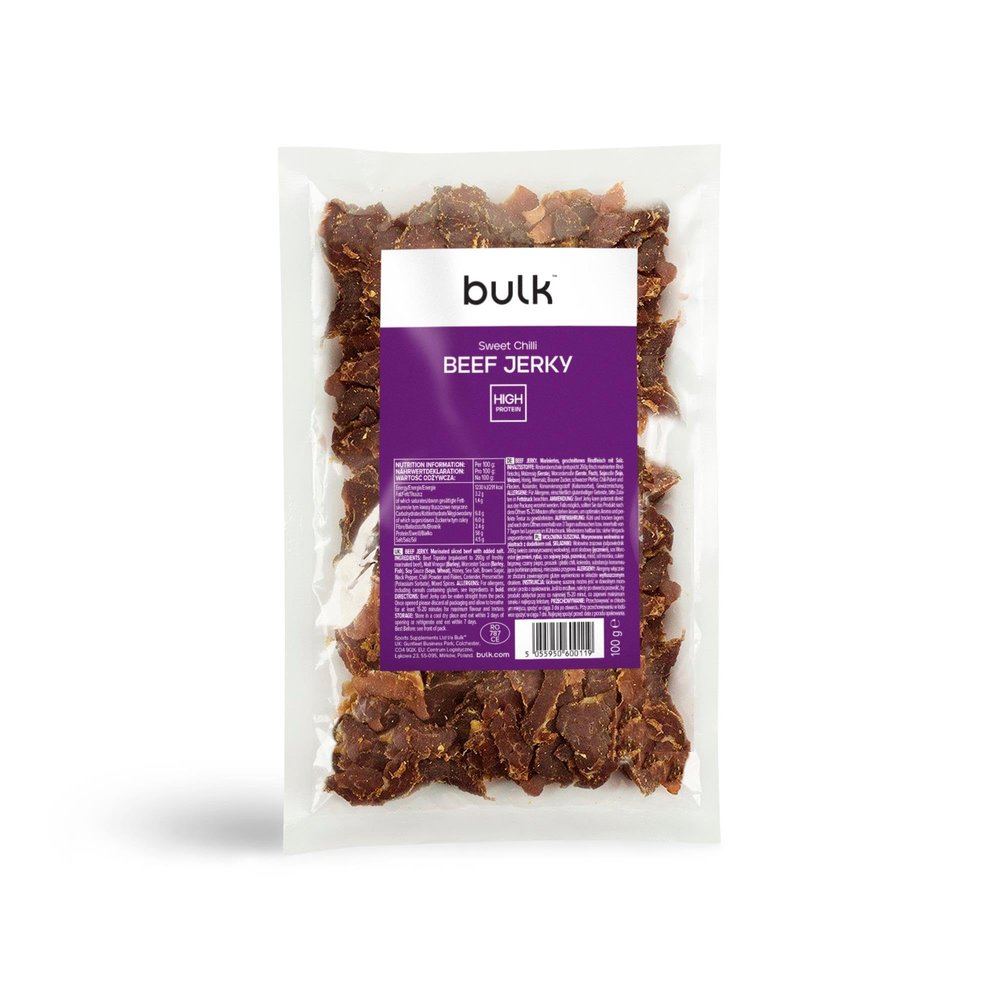 BULK POWDERS 100 g Beef Jerky Sweet Chilli